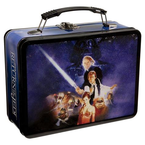 star wars return of the jedi metal lunch box|original star wars lunch box.